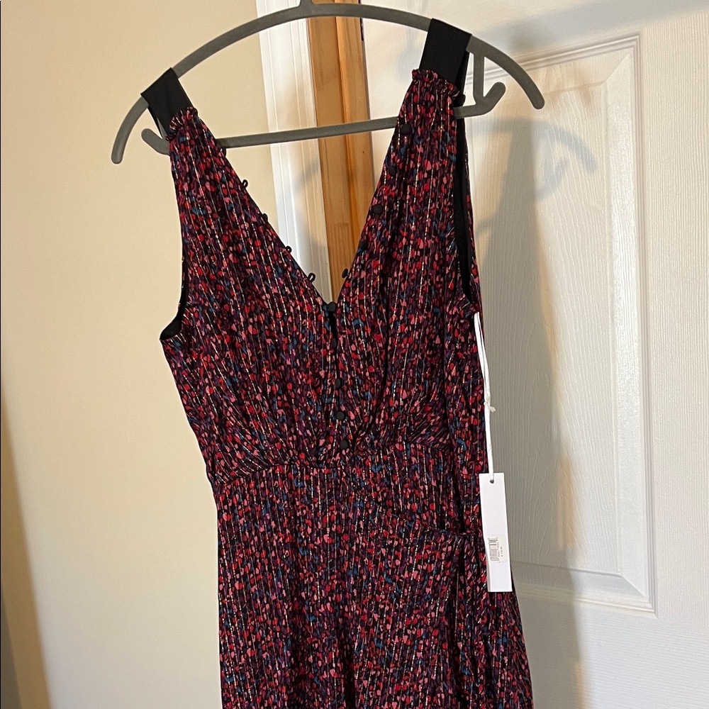 Adelyn Rae Black and Red High Low Dress - Picture 2 of 10